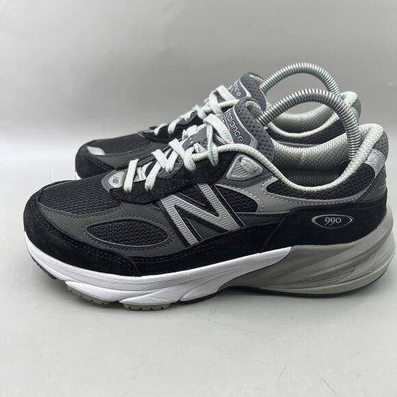 New Balance 990v6 Running Shoes Women Size 8.5 D Wide Black Gray Sneakers USA - Picture 3 of 8